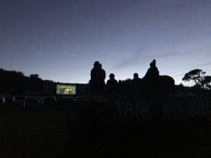 drive in cinema at Scorrier