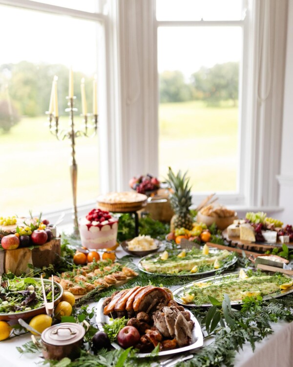 A casual Poldark-themed supper at Scorrier with the most incredible banquet from whiteradishevents