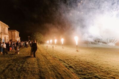 Wedding fireworks!andrewgeorgephotography
